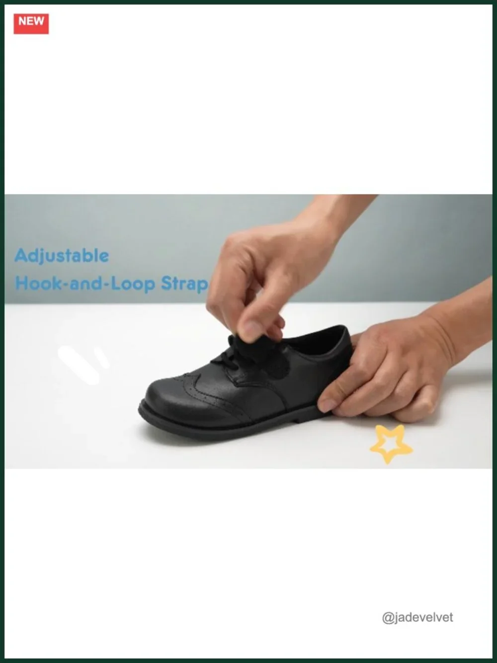 Toddler Boy Girl Dress Shoes Wingtip Oxfords | Wide Toe Flats Cushioned Insole